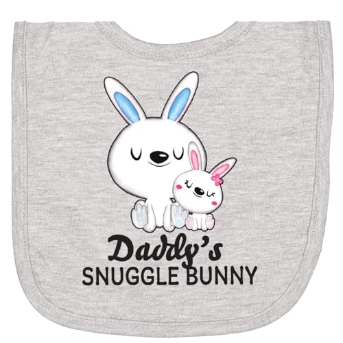 inktastic Daddys Snuggle Bunny Easter Newborn Bib