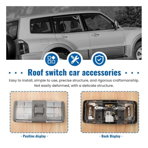 Plafoniera per Mitsubishi Pajero Montero V32 V33 luz techo interior coche 1990-2004 4