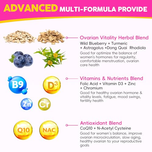 Liposomal Myo-Inositol & D-Chiro Inositol Powder | 180 Days Supply | 40:1 Ideal Ratio Inositol Supplement for Women, Probiotics & Herbs | Hormone Balance & Harmony, Fertility, Ovarian Health & Cycle - Image 4