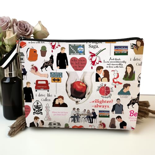 TV Show Makeup Bag, Edw Vampire Gift,Merchandise Cosmetic Bag, TV Show Inspired Gifts for Movie Fans Girls Women (Where The Hell Have You Been Loca) 6M2653