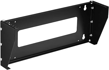 2U Wall Mount Rack Vertical Server Patch Panel Bracket 19" for Networking Studio Equipment by Tedgetal