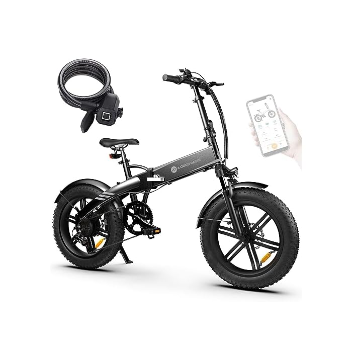 ADO Beast20F Folding Ebike Mountain Fat Tyre 7 Speeds