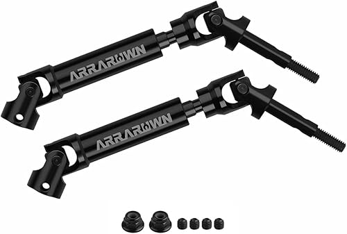 2 piezas de repuesto para eje de transmisión trasera CVD axial de alta resistencia compatibles con 110 RC Cars Traxxas SlashRustlerStampedeHoss VXL