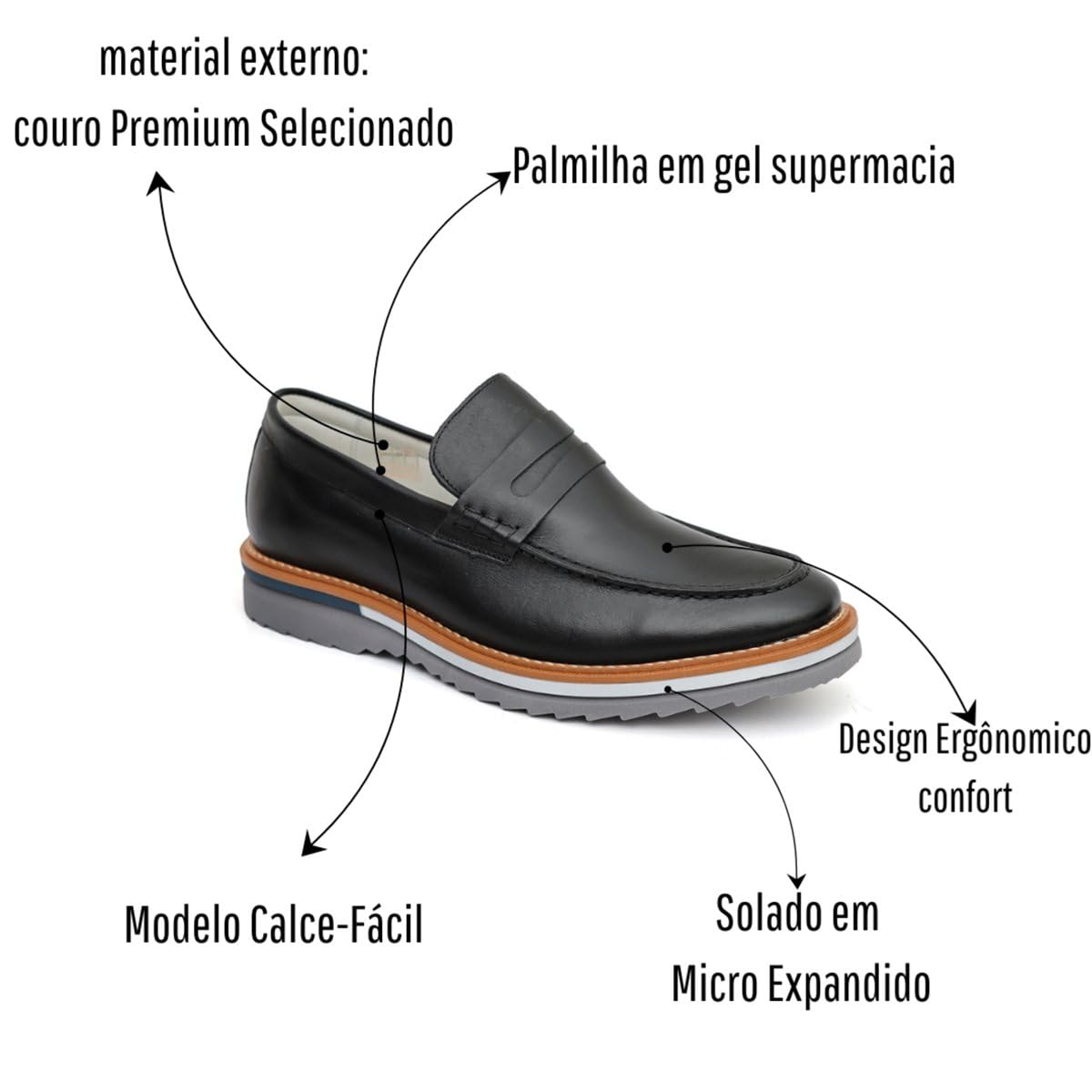Sapato Mocassim Loafer couro Legítimo Artesanal em promoção! Veja a oferta e mais achadinhos de Sapatos 7 Hoje é o melhor dia para comprar Sapato Mocassim Loafer couro Legítimo Artesanal com aquele preço maroto! Promoção! Aproveite a oferta! 7