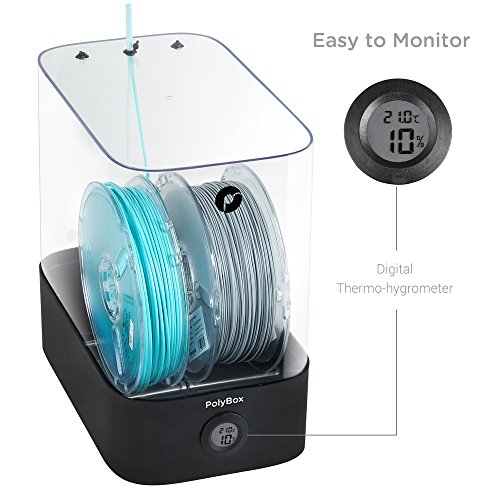 Image of Polymaker PolyBox Edition II - Airtight 3D Printer Filament Storage Box for 1kg /3kg Spool | Print Directly from Box | Moisture-Proof Container | Fits 1.75mm /2.85mm /3.00mm