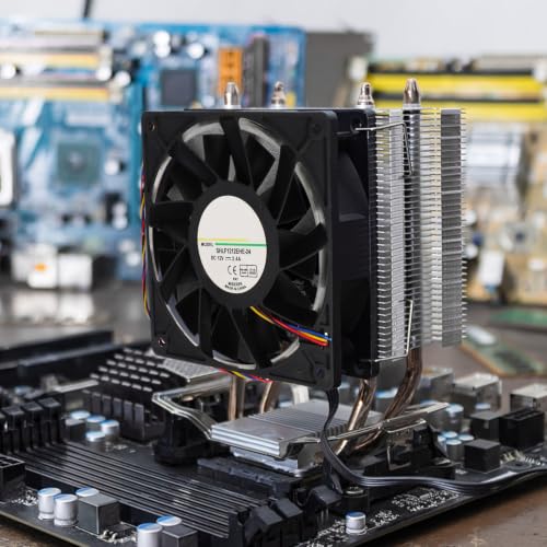 Ventilador de refrigeración de computadora 12V para eliminar el calor interno del chasis con plástico PBT 4