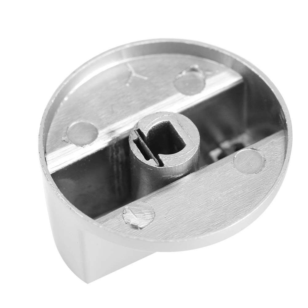 Raguso Gałki kuchenne, 2 szt. 6 mm stop cynku domowa kuchnia kuchenka gazowa gałki piekarnik płyta kuchenna metalowy przełącznik sterowania urządzenie zamienne gałka do kuchenki piekarnika