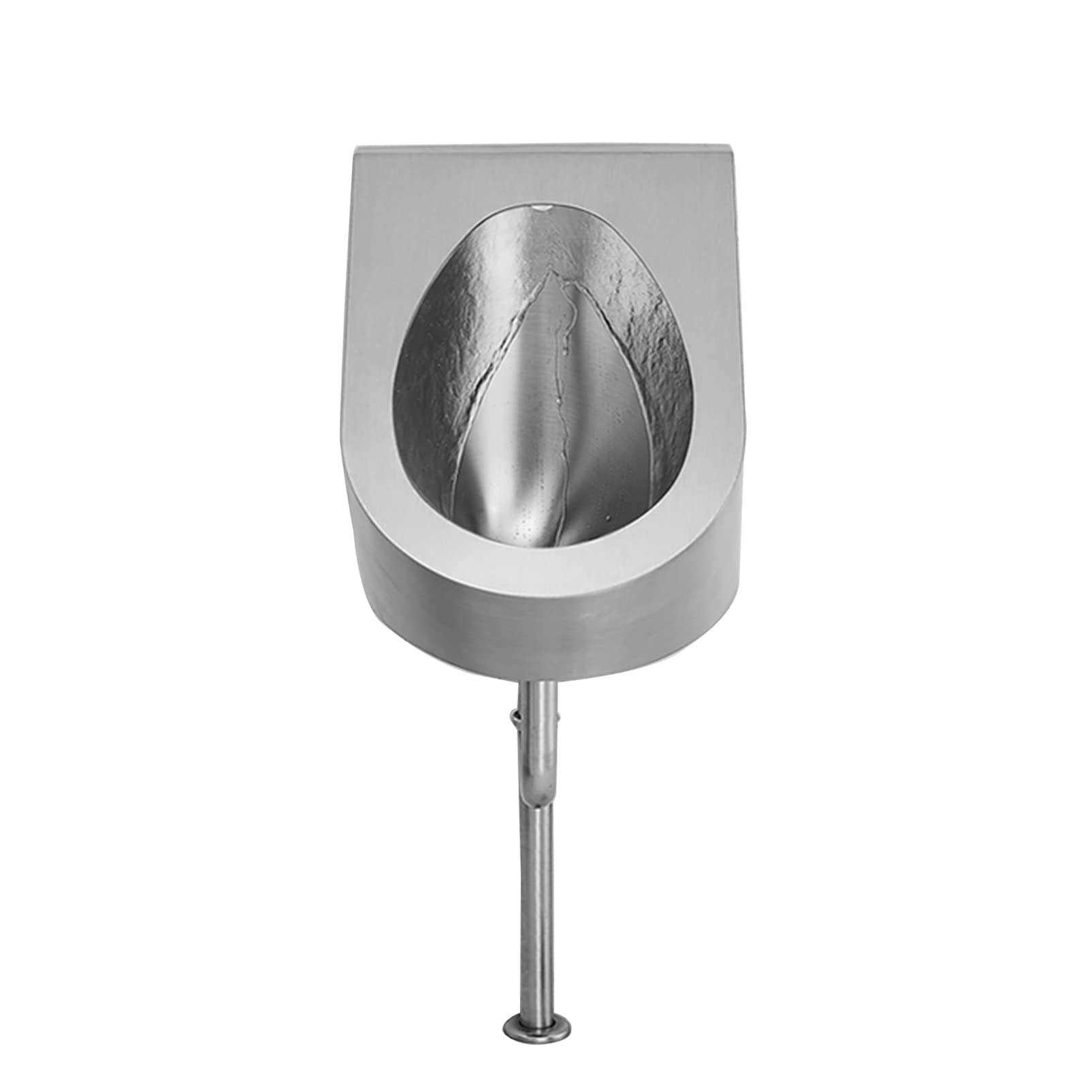 OTQEFTN Men's Stainless Steel Urinals, Household Wall-Mounted Standing Toilet Urinals, Commercial Smart Sensor High-Efficiency Flushing Urinals