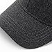 GK-O Mens Wool Blend Baseball Cap Plain Winter Warm Golf Hat Adjustable (US, Alpha, Large, Light Gray)