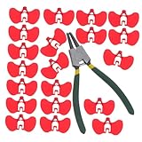 Lunettes anti-picotement pour volailles : conçues pour éviter interactions agressives entre poulets, lunettes aident à réduire blessures et à créer un environnement agricole plus sûr, lunettes de sécurité pour poulets, outils de prévention des combats de poules