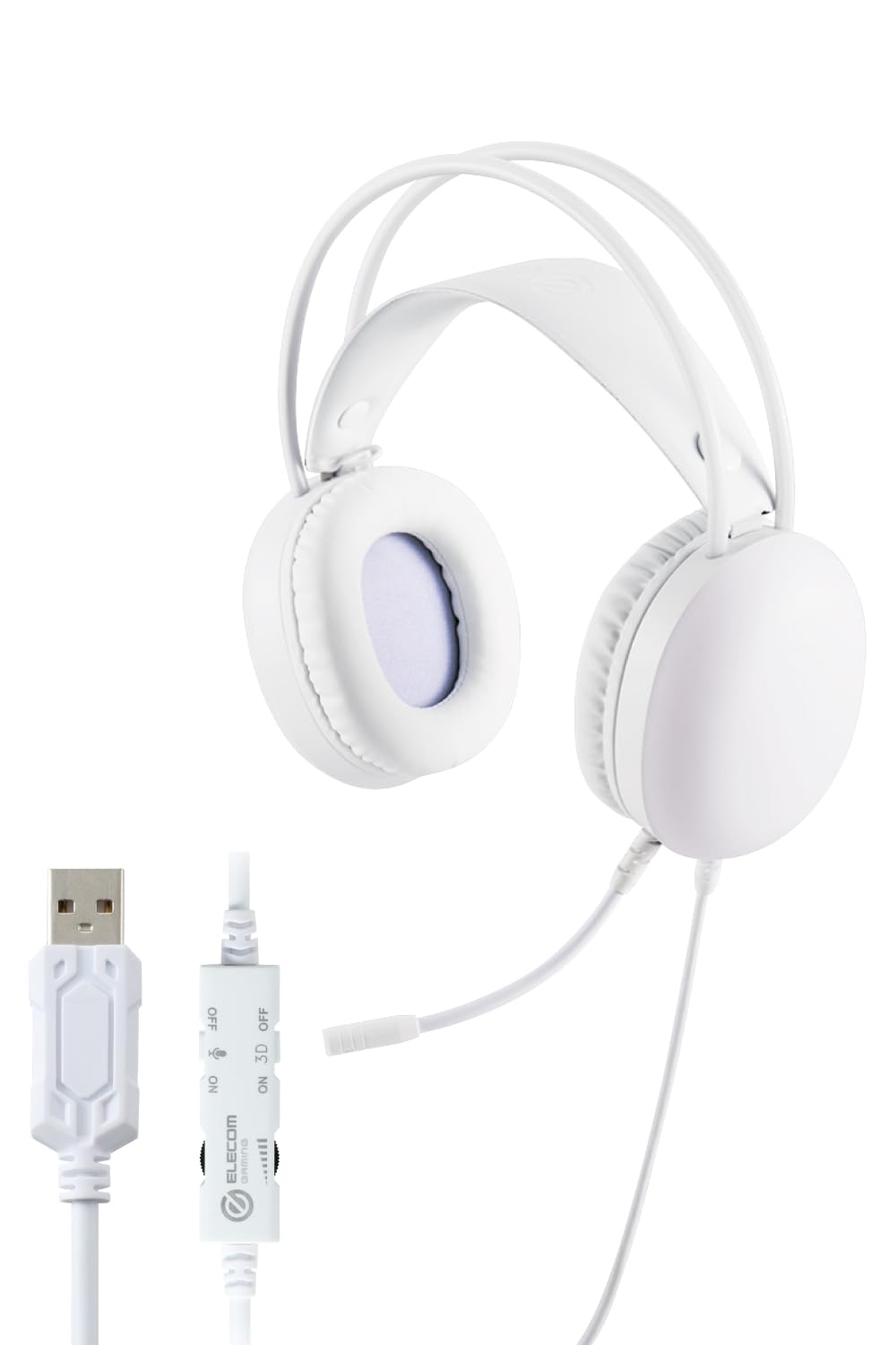 Amazon.co.jp: エレコム ゲーミングヘッドセット 有線 USB-A LED 