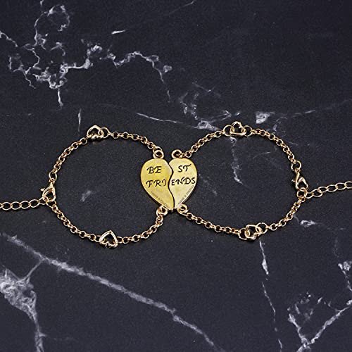Image of Young & Forever Gift Fashion Long Distance Touch Gold Silver Rose Gold Couples Friendship Best Friend hand Couple matching Mens Magnetic Magnet bracelets for Women /Girls Silver bracelet for Men /Boys