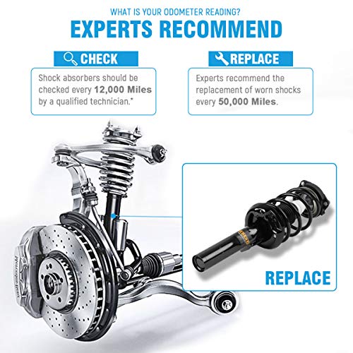Oredy Front Struts Coil Spring Suspension Struts 172311 11060 Complete Struts Assembly Compatible With Jetta 05-14 Sedan&Wagon,Jetta 15-18 Sedan Golf 10-14 Passat 06-19 Cc 09-17 Beetle 12-18 #TOP5