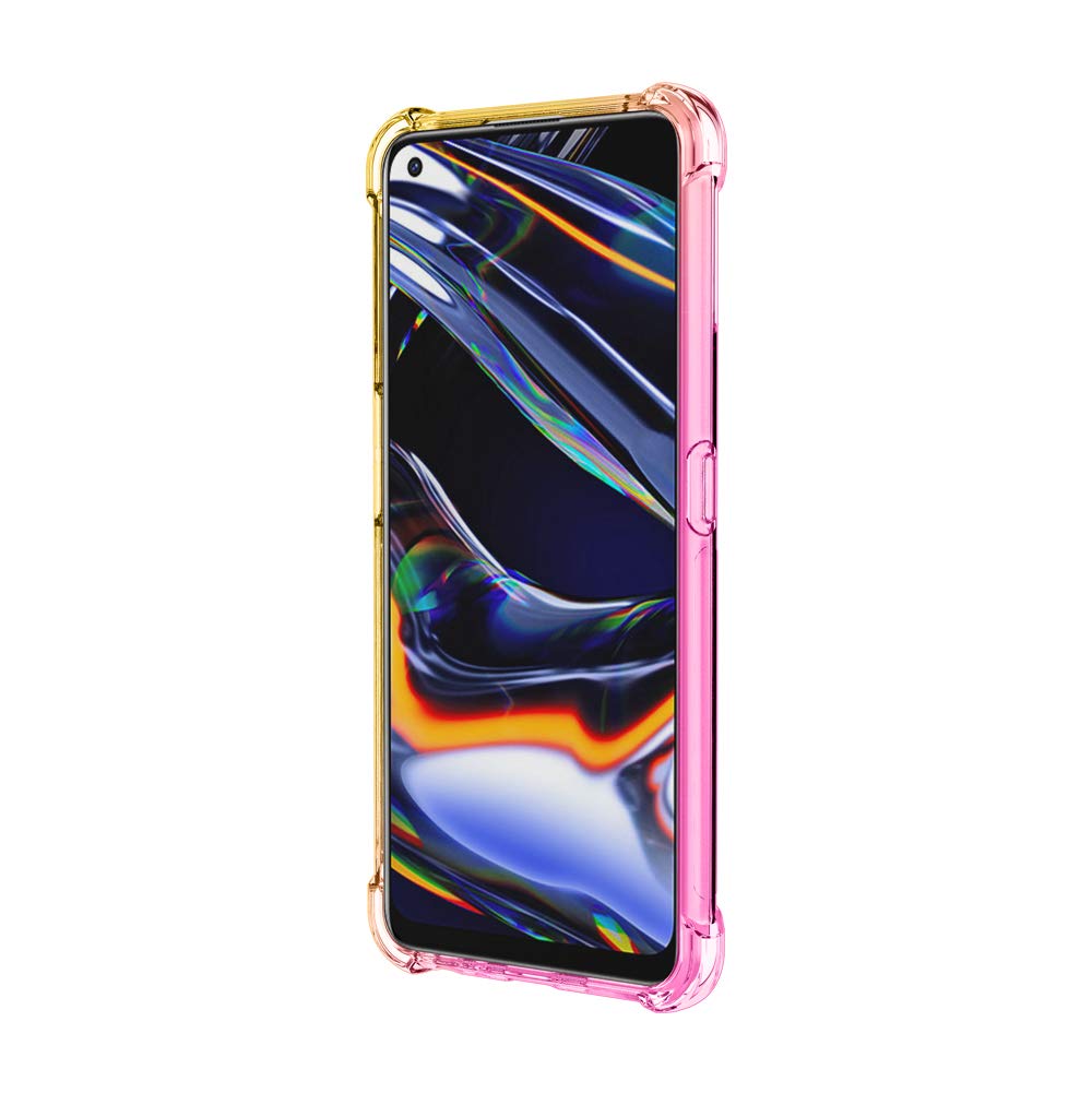 HUANGTAOLI Coque Pour Realme 7 4G, Airbag Protection Contre
