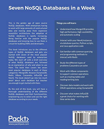 Seven NoSQL Databases in a Week: Get up and running with the fundamentals and functionalities of seven of the most popular NoSQL databases - Thumbnail 2