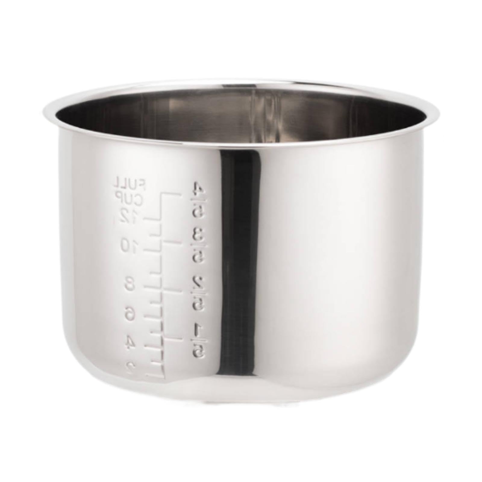 Stainless Steel Rice Cooker Inner Pot Commercial Grade Multiuse Round Cookware for Restaurant Kitchen- L