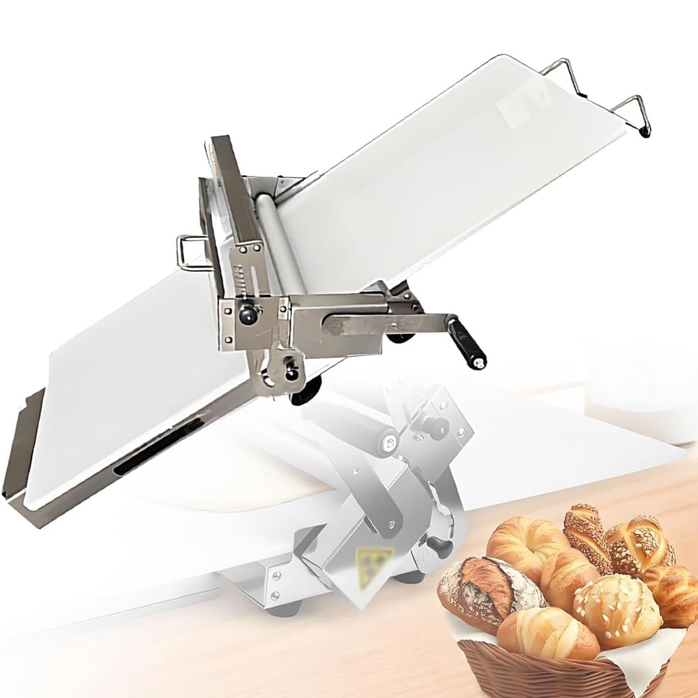 Rullo Per Croissant Compatto Commerciale, Sfogliatrice Per Pasta Dotata Di Rullo Antiaderente, Sfogliatrice Manuale Con Impostazione Dello Spessore Regolabile,400 model