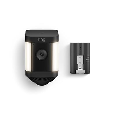 Ring Spotlight Cam Plus, Battery with extra Quick Release Battery