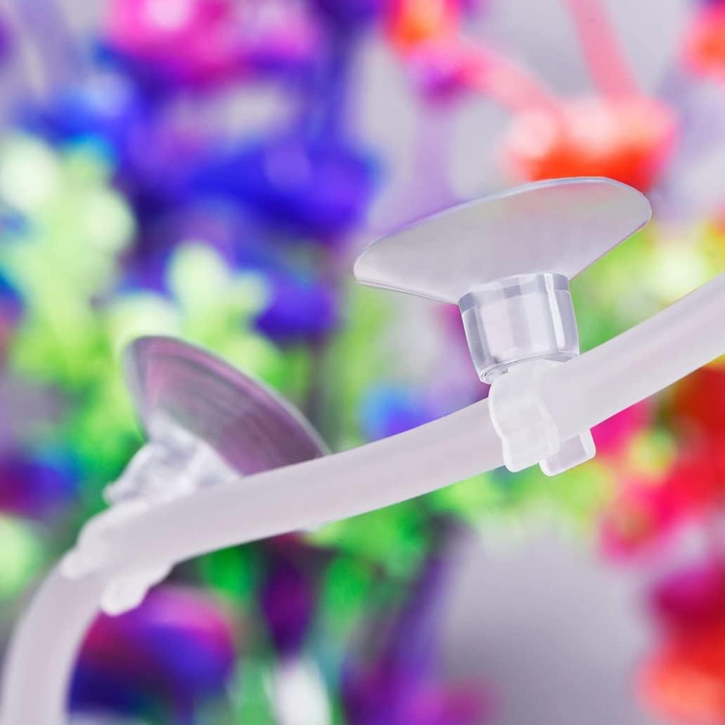 20Pcs Aquarium Fish Tank Suckers Suction Cups Holders Clips Clamps for 4/6mm Airline Tube image 4