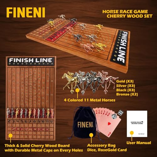 Juego de Mesa Horse Racing Game para Adultos miniatura 4