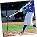 SUPVOX Portable Baseball Hitting Trainer Lightweight Baseball Practice Stand for Outdoor Training Durable Practice Rack for Quick Setup and Improved Skills