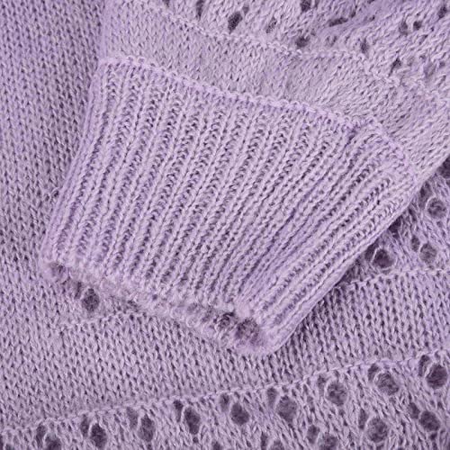 Women's Fashion Sweater Coat Top V-Neck Loose Hollow Out Long Sleeve Cardigan Sweaters Sexy Going Out Coats4