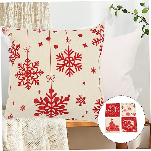 Housse de coussin de Noël lavable pour protéger le canapé des taches de fêtes - 6