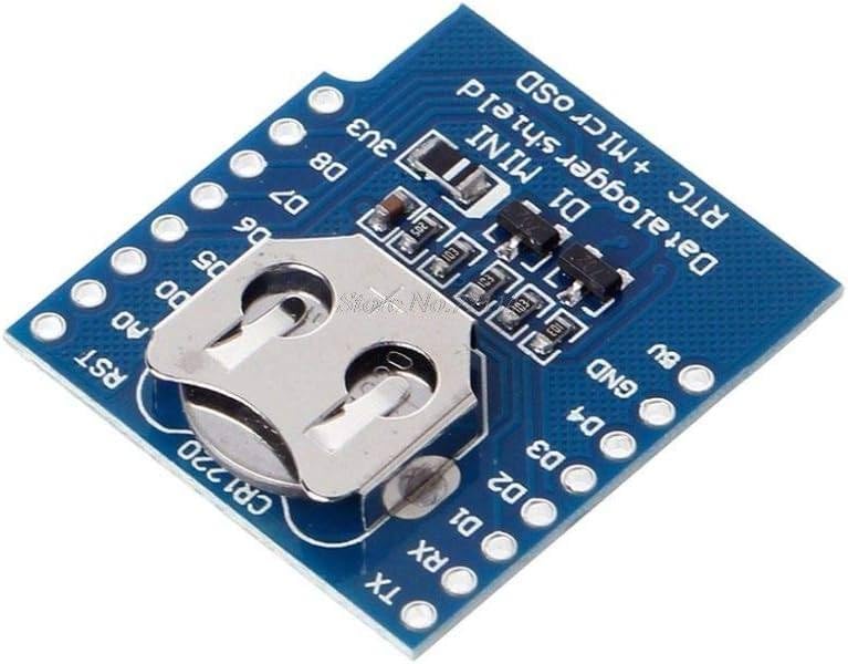Generic Micro SD for Wemos D1 Mini Data Logger Shield+RTC DS1307 Clock Raspberry Data Logger Shield Integrated Circuits, WYC_DJFF_10338