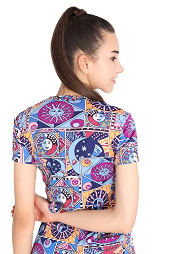 Image of CHKOKKO Women's Polyester Regular Fit Crop Top