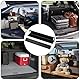RANJIMA 3 Stück Kofferraum Klett Fixierung, Auto Kofferraum Organizer Klett Gepäckfixierung, Fixierung Cargoelemente Kofferraumtrenner 30cm Trunk Organizer Rutschfest Kofferraumteiler für SUVs, Kombis