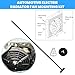 2 Sets Automotive Fan Mounting Kit Radiator Fan Zip Ties Electric Transmission Cooler Mounting Kit Car Radiator Cooling Fans Mount for Universal Car Vehicle