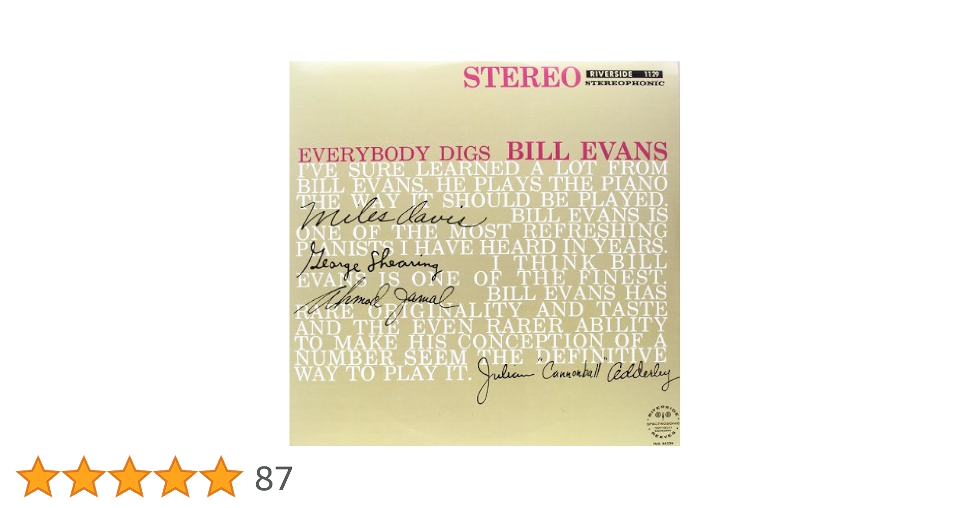 bill evance everybody digs レコード　新品未開封 Amazon.co.jp: Everybody Digs Bill Evans: ミュージック