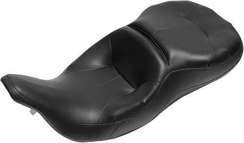 XMT-MOTO Cojín de asiento de pasajero para Harley Davidson Touring Electra Glide Classic 1997-2007