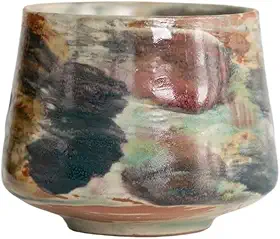 Caneca de viagem com design pintado à mão xícara de café de cerâmica criativa escritório casa retrô estilo japonês kung fu xícara de chá caneca de café reutilizável (A)