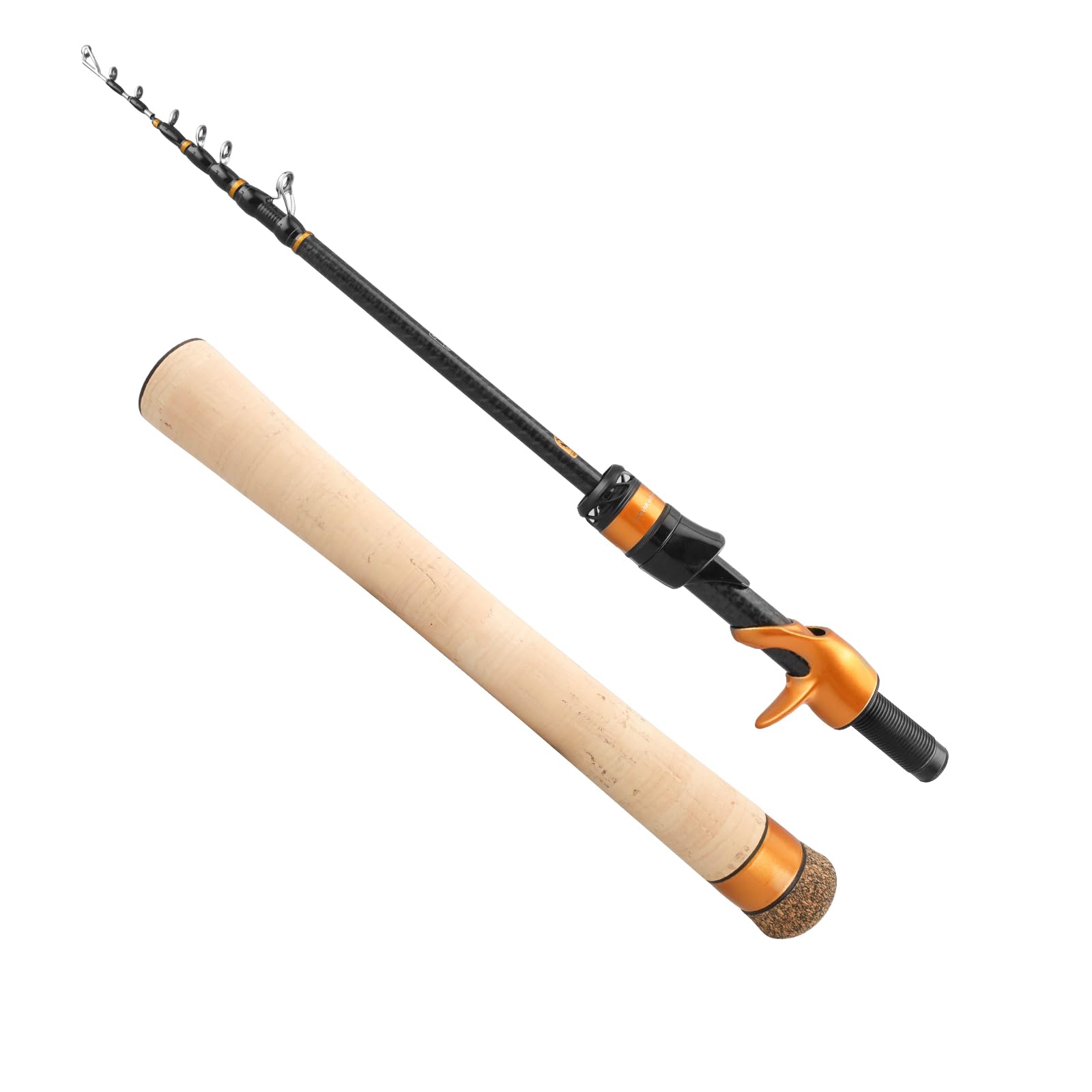 2.4m 7.87ft telescopic fishing rod tackle travel spinning fishing pole Amazon.com : PURELURE Short Collapsible Fishing Pole Medium Light Casting  Rod BFS Travel Rod 6ft, Moderate Fast Action, Fuji O Ring, ABS Reel Seat  3A-Grade Cork Handle, Toray Carbon Fiber Blank :