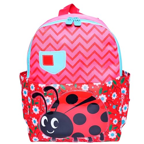 Mochila Infantil Baby Bichinhos Joaninha Leve, Confortável, Ideal para Escola, Passeios, Creche e Presentes