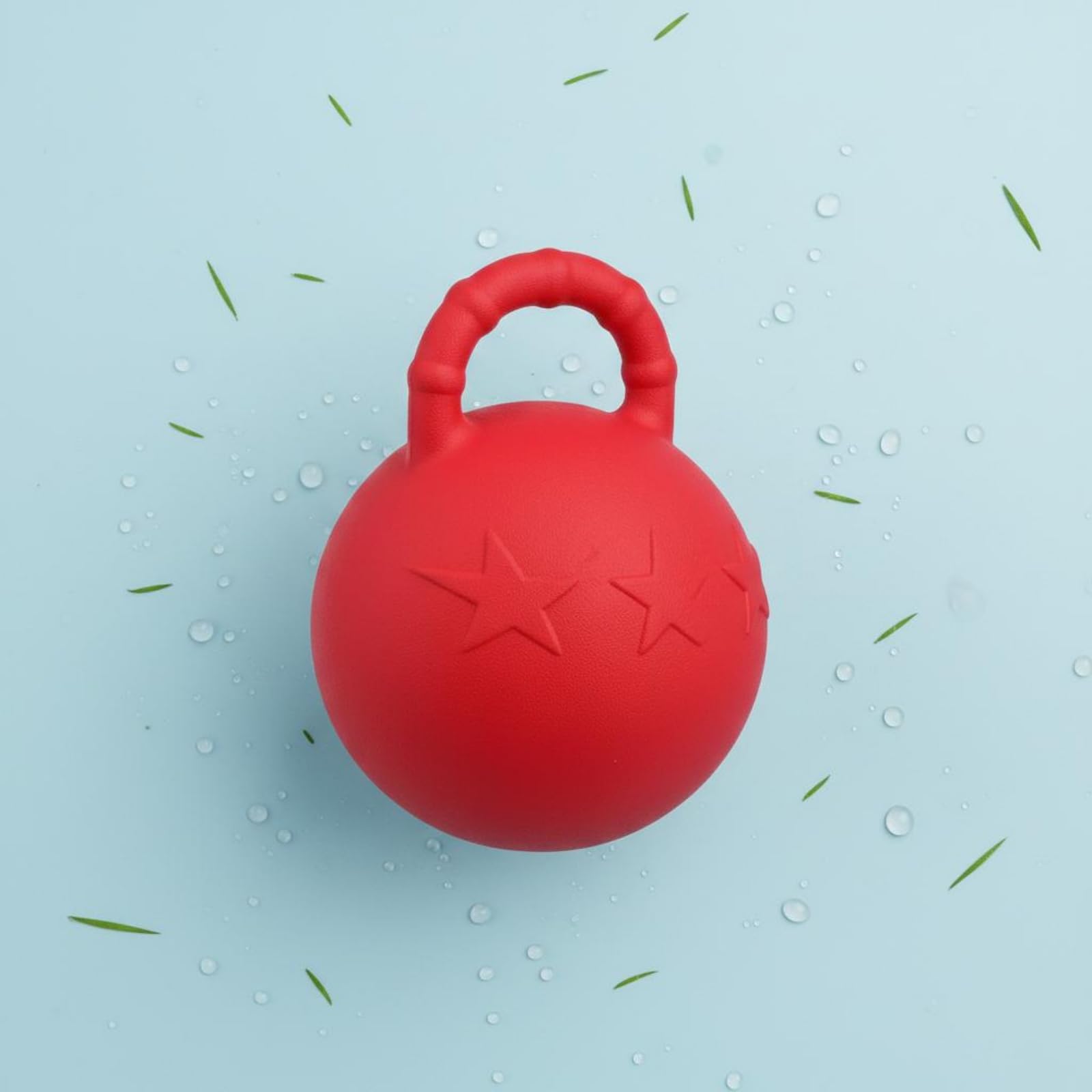 Rubber Training Hundespielzeug Trainingsball Kauspielzeug Zugball aus Strapazierfähigem Gummi mit Reliefoberfläche für Zerrspiele Alleinbeschäftigung, Lila
