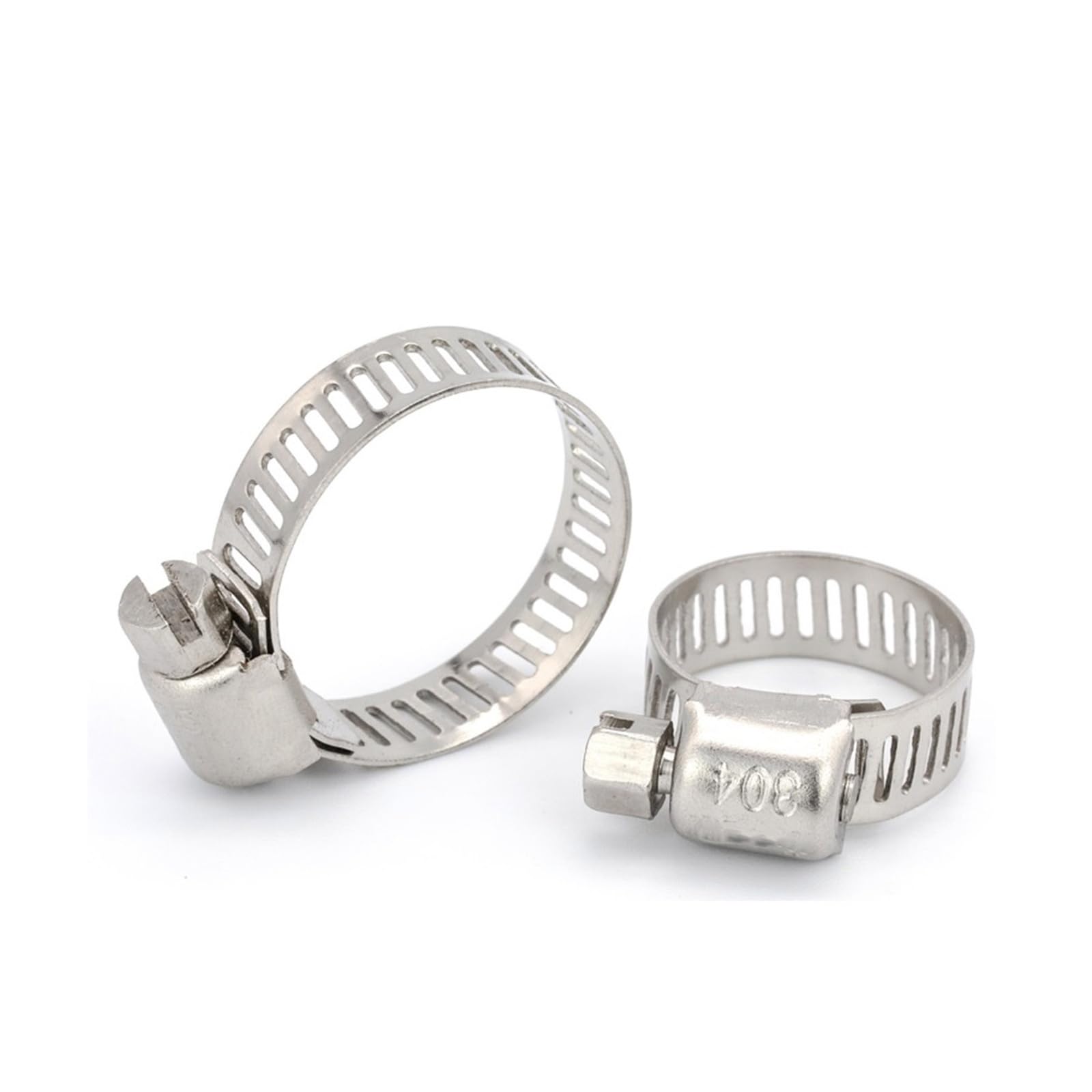 Bngdfdgh One Color 3-10Pcs Hose Clamp Adjustable 6-311Mm Stainless Steel Worm Gear Clip Lock For Water Pipe Plumbing(21-44Mm 3Pcs)