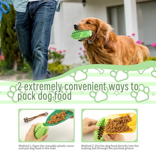 DHSWNNG 2 Stück Hundespielzeug Intelligenz, Kauspielzeug Hund Naturkautschuk und Zahnpflege Hunde Beschäftigung Hundespielzeug Unzerstörbar für Spielzeug Hunde (6 cm)