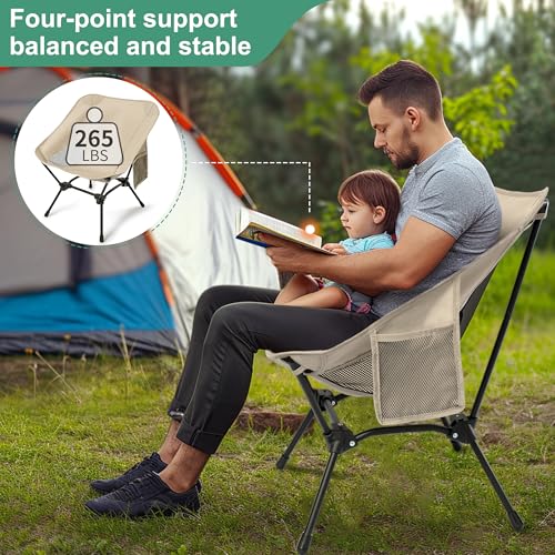 Howjoe Lightweight Camping Chairs With Adjustable Height thumb #4