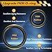 KPALAG EFI Fuel Check Valve Rebuild Kit Compatible with Harley Davidson 2001-2022 Replace# MC-300 Fuel Tool Include Check Valve, FKM O-rings, Stainless Steel Spring