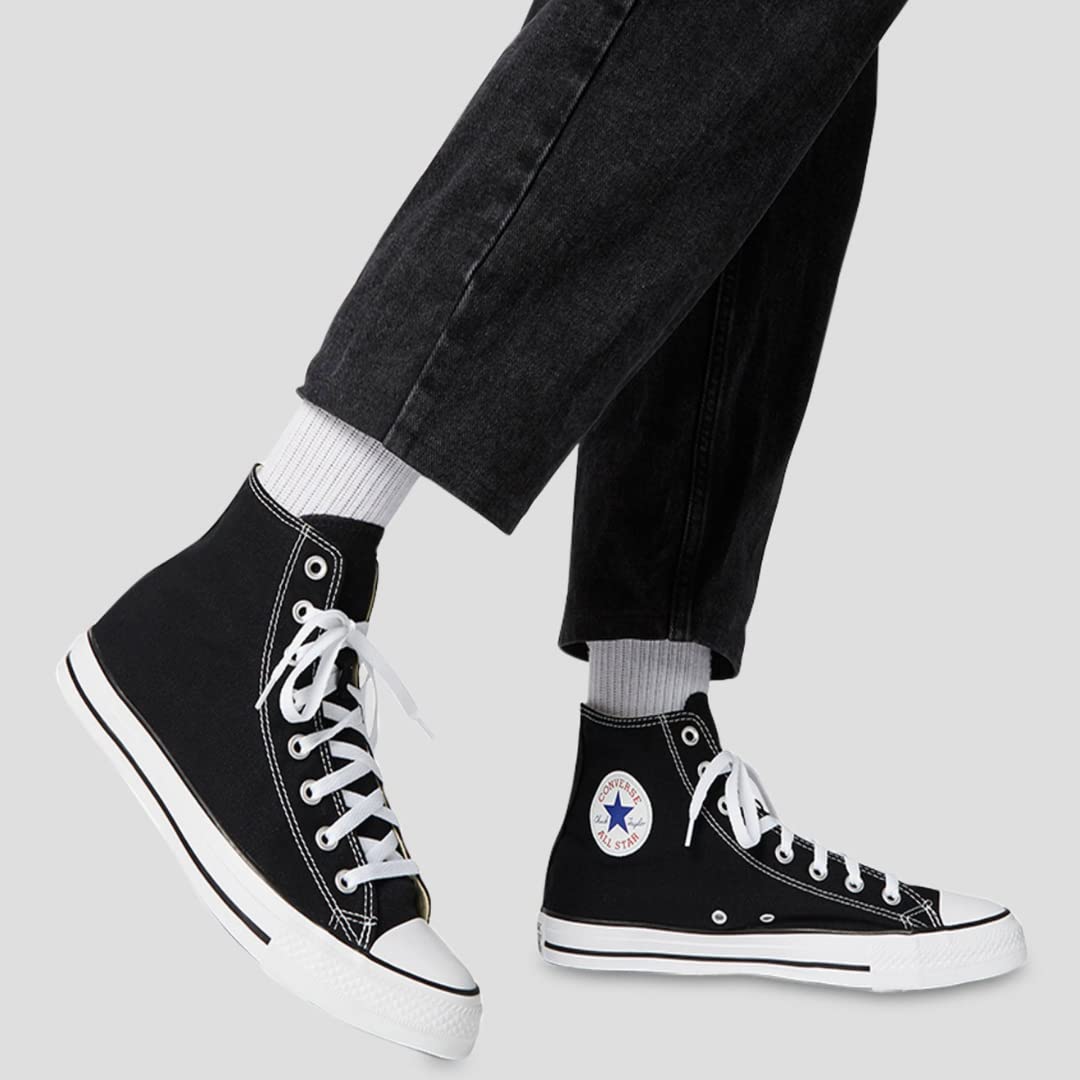 Converse - Scarpe da ginnastica modello Chuck Taylor All Star, Nero (Nero ), 37.5 EU