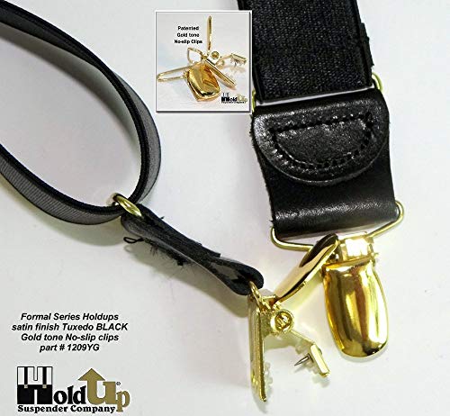 Image of Hold-Up Formal Series Men's X & Y-Back Suspenders with No-Slip Clips