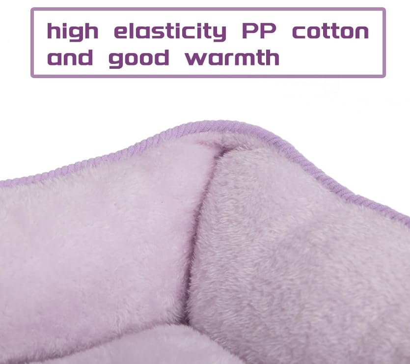 Lit pour chat et chiot respirant avec lit coussin doux et dehoussable