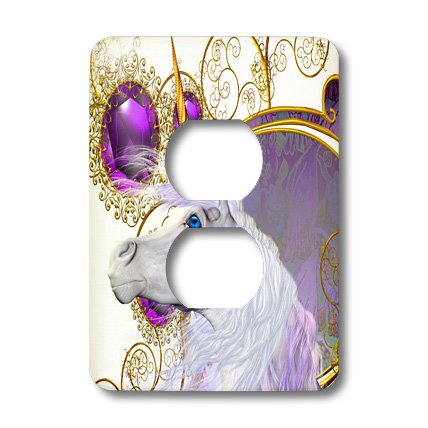 Cache prise licorne double plot pour décorer une chambre