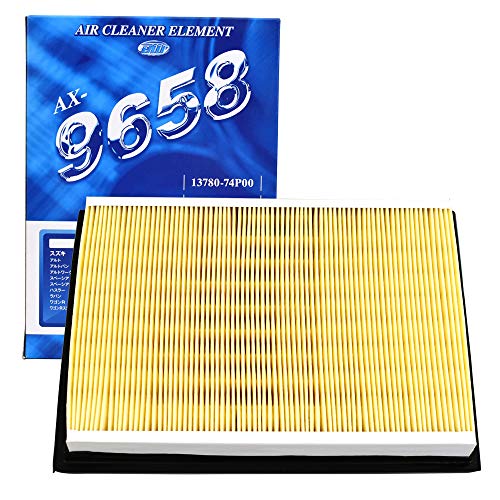 BLUEWAY (ブルーウェイ) エアーエレメント エア フィルター AX-9658 スズキ アルト HA36V マツダ キャロル HB36S など