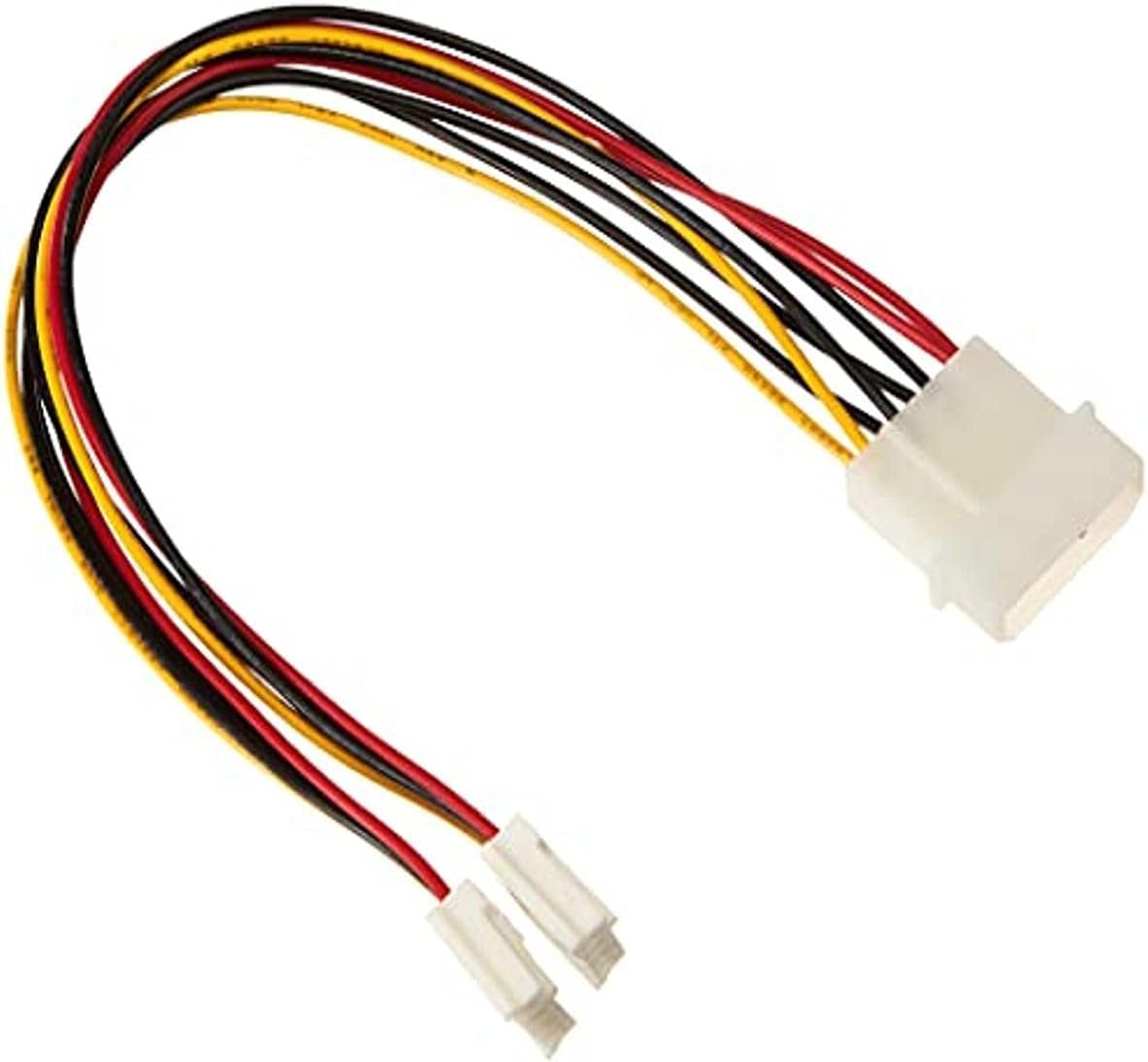 C2G 81846 25CM 3.5 LP4 Male Molex to 2 x Female Mini Cable Splitter Extender. Molex Y Cable