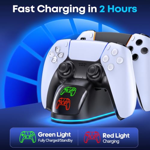 Image of P5 Controller Charger Station for Play Station 5 Dual & Edge Controllers