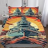 Fabrication exquise : le bord de couture à double aiguille, comparé à d'autres housses de couette, est plus durable. Motif clair, longue durée de vie.