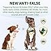 UPGRADED Q6 Rechargeable Bark Collar - Smart Barking Detection Module w/Triple Stop Anti-False Modes: Beep/Vibration/Shock for Small, Medium, Large Dogs & Breeds - IPx7 Waterproof (15-120 LBS)